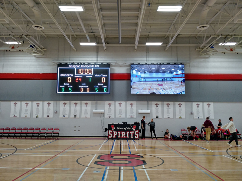 indoor video display